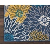 image:imageNourison Home Passion Ivory Multicolor 53 x 73 Area Rug  Easy Clean Non Shedding Bed Room Living Room Dining Room Kitchen 5 x 7Blue