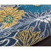 image:imageNourison Home Passion Ivory Multicolor 53 x 73 Area Rug  Easy Clean Non Shedding Bed Room Living Room Dining Room Kitchen 5 x 7Blue