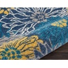 image:imageNourison Home Passion Ivory Multicolor 53 x 73 Area Rug  Easy Clean Non Shedding Bed Room Living Room Dining Room Kitchen 5 x 7Blue