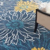 image:imageNourison Home Passion Ivory Multicolor 53 x 73 Area Rug  Easy Clean Non Shedding Bed Room Living Room Dining Room Kitchen 5 x 7Blue