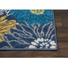 image:imageNourison Home Passion Ivory Multicolor 53 x 73 Area Rug  Easy Clean Non Shedding Bed Room Living Room Dining Room Kitchen 5 x 7Blue