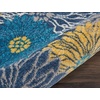 image:imageNourison Home Passion Ivory Multicolor 53 x 73 Area Rug  Easy Clean Non Shedding Bed Room Living Room Dining Room Kitchen 5 x 7Blue