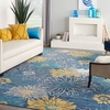 image:imageNourison Home Passion Ivory Multicolor 53 x 73 Area Rug  Easy Clean Non Shedding Bed Room Living Room Dining Room Kitchen 5 x 7Blue