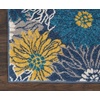 image:imageNourison Home Passion Ivory Multicolor 53 x 73 Area Rug  Easy Clean Non Shedding Bed Room Living Room Dining Room Kitchen 5 x 7Blue