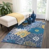 image:imageNourison Home Passion Ivory Multicolor 53 x 73 Area Rug  Easy Clean Non Shedding Bed Room Living Room Dining Room Kitchen 5 x 7Blue
