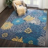 image:imageNourison Home Passion Ivory Multicolor 53 x 73 Area Rug  Easy Clean Non Shedding Bed Room Living Room Dining Room Kitchen 5 x 7Blue