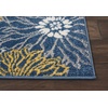 image:imageNourison Home Passion Ivory Multicolor 53 x 73 Area Rug  Easy Clean Non Shedding Bed Room Living Room Dining Room Kitchen 5 x 7Blue