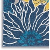 image:imageNourison Home Passion Ivory Multicolor 53 x 73 Area Rug  Easy Clean Non Shedding Bed Room Living Room Dining Room Kitchen 5 x 7Blue