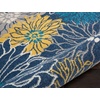 image:imageNourison Home Passion Ivory Multicolor 53 x 73 Area Rug  Easy Clean Non Shedding Bed Room Living Room Dining Room Kitchen 5 x 7Blue