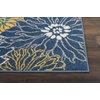 image:imageNourison Home Passion Ivory Multicolor 53 x 73 Area Rug  Easy Clean Non Shedding Bed Room Living Room Dining Room Kitchen 5 x 7Blue