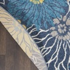 image:imageNourison Home Passion Ivory Multicolor 53 x 73 Area Rug  Easy Clean Non Shedding Bed Room Living Room Dining Room Kitchen 5 x 7Blue