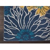 image:imageNourison Home Passion Ivory Multicolor 53 x 73 Area Rug  Easy Clean Non Shedding Bed Room Living Room Dining Room Kitchen 5 x 7Blue