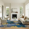 image:imageNourison Home Passion Ivory Multicolor 53 x 73 Area Rug  Easy Clean Non Shedding Bed Room Living Room Dining Room Kitchen 5 x 7Blue