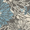 image:imageNourison Home Passion Ivory Multicolor 53 x 73 Area Rug  Easy Clean Non Shedding Bed Room Living Room Dining Room Kitchen 5 x 7CharcoalBlue