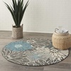 image:imageNourison Home Passion Ivory Multicolor 53 x 73 Area Rug  Easy Clean Non Shedding Bed Room Living Room Dining Room Kitchen 5 x 7CharcoalBlue