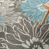 image:imageNourison Home Passion Ivory Multicolor 53 x 73 Area Rug  Easy Clean Non Shedding Bed Room Living Room Dining Room Kitchen 5 x 7CharcoalBlue