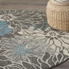 image:imageNourison Home Passion Ivory Multicolor 53 x 73 Area Rug  Easy Clean Non Shedding Bed Room Living Room Dining Room Kitchen 5 x 7CharcoalBlue