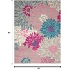 image:imageNourison Home Passion Ivory Multicolor 53 x 73 Area Rug  Easy Clean Non Shedding Bed Room Living Room Dining Room Kitchen 5 x 7Grey