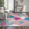 image:imageNourison Home Passion Ivory Multicolor 53 x 73 Area Rug  Easy Clean Non Shedding Bed Room Living Room Dining Room Kitchen 5 x 7Grey