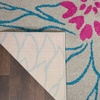 image:imageNourison Home Passion Ivory Multicolor 53 x 73 Area Rug  Easy Clean Non Shedding Bed Room Living Room Dining Room Kitchen 5 x 7Grey