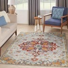 image:imageNourison Home Passion Ivory Multicolor 53 x 73 Area Rug  Easy Clean Non Shedding Bed Room Living Room Dining Room Kitchen 5 x 7Grey Multicolor