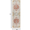 image:imageNourison Home Passion Ivory Multicolor 53 x 73 Area Rug  Easy Clean Non Shedding Bed Room Living Room Dining Room Kitchen 5 x 7Grey Multicolor