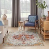 image:imageNourison Home Passion Ivory Multicolor 53 x 73 Area Rug  Easy Clean Non Shedding Bed Room Living Room Dining Room Kitchen 5 x 7Grey Multicolor