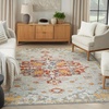 image:imageNourison Home Passion Ivory Multicolor 53 x 73 Area Rug  Easy Clean Non Shedding Bed Room Living Room Dining Room Kitchen 5 x 7Grey Multicolor