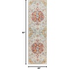 image:imageNourison Home Passion Ivory Multicolor 53 x 73 Area Rug  Easy Clean Non Shedding Bed Room Living Room Dining Room Kitchen 5 x 7Grey Multicolor