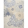 image:imageNourison Home Passion Ivory Multicolor 53 x 73 Area Rug  Easy Clean Non Shedding Bed Room Living Room Dining Room Kitchen 5 x 7Ivory Grey Blue