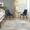 image:imageNourison Home Passion Ivory Multicolor 53 x 73 Area Rug  Easy Clean Non Shedding Bed Room Living Room Dining Room Kitchen 5 x 7Ivory Grey Blue