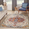 image:imageNourison Home Passion Ivory Multicolor 53 x 73 Area Rug  Easy Clean Non Shedding Bed Room Living Room Dining Room Kitchen 5 x 7Ivory Multicolor