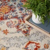 image:imageNourison Home Passion Ivory Multicolor 53 x 73 Area Rug  Easy Clean Non Shedding Bed Room Living Room Dining Room Kitchen 5 x 7Ivory Multicolor