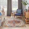 image:imageNourison Home Passion Ivory Multicolor 53 x 73 Area Rug  Easy Clean Non Shedding Bed Room Living Room Dining Room Kitchen 5 x 7Ivory Multicolor