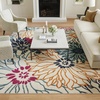 image:imageNourison Home Passion Ivory Multicolor 53 x 73 Area Rug  Easy Clean Non Shedding Bed Room Living Room Dining Room Kitchen 5 x 7IvoryMulti