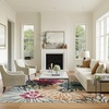 image:imageNourison Home Passion Ivory Multicolor 53 x 73 Area Rug  Easy Clean Non Shedding Bed Room Living Room Dining Room Kitchen 5 x 7IvoryMulti