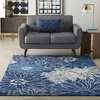 image:imageNourison Home Passion Ivory Multicolor 53 x 73 Area Rug  Easy Clean Non Shedding Bed Room Living Room Dining Room Kitchen 5 x 7NavyIvory