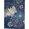 image:imageNourison Home Passion Ivory Multicolor 53 x 73 Area Rug  Easy Clean Non Shedding Bed Room Living Room Dining Room Kitchen 5 x 7NavyIvory
