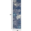 image:imageNourison Home Passion Ivory Multicolor 53 x 73 Area Rug  Easy Clean Non Shedding Bed Room Living Room Dining Room Kitchen 5 x 7NavyIvory