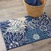 image:imageNourison Home Passion Ivory Multicolor 53 x 73 Area Rug  Easy Clean Non Shedding Bed Room Living Room Dining Room Kitchen 5 x 7NavyIvory