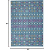 image:imageNourison Home Passion Ivory Multicolor 67 x 96 Area Rug  Easy Clean Non Shedding Bed Room Living Room Dining Room Kitchen 7 x 10Blue Multicolor
