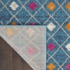 image:imageNourison Home Passion Ivory Multicolor 67 x 96 Area Rug  Easy Clean Non Shedding Bed Room Living Room Dining Room Kitchen 7 x 10Blue Multicolor