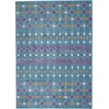 image:imageNourison Home Passion Ivory Multicolor 67 x 96 Area Rug  Easy Clean Non Shedding Bed Room Living Room Dining Room Kitchen 7 x 10Blue Multicolor