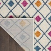 image:imageNourison Home Passion Ivory Multicolor 67 x 96 Area Rug  Easy Clean Non Shedding Bed Room Living Room Dining Room Kitchen 7 x 10Ivory Multicolor