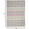 image:imageNourison Home Passion Ivory Multicolor 67 x 96 Area Rug  Easy Clean Non Shedding Bed Room Living Room Dining Room Kitchen 7 x 10IvoryMulti