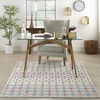 image:imageNourison Home Passion Ivory Multicolor 67 x 96 Area Rug  Easy Clean Non Shedding Bed Room Living Room Dining Room Kitchen 7 x 10IvoryMulti