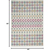 image:imageNourison Home Passion Ivory Multicolor 67 x 96 Area Rug  Easy Clean Non Shedding Bed Room Living Room Dining Room Kitchen 7 x 10IvoryMulti