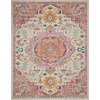 image:imageNourison Home Passion Ivory Pink 53 x 73 Area Rug  Easy Clean Non Shedding Bed Room Living Room Dining Room Kitchen 5 x 7Ivory Pink