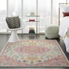 image:imageNourison Home Passion Ivory Pink 53 x 73 Area Rug  Easy Clean Non Shedding Bed Room Living Room Dining Room Kitchen 5 x 7Ivory Pink