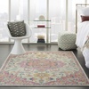 image:imageNourison Home Passion Ivory Pink 53 x 73 Area Rug  Easy Clean Non Shedding Bed Room Living Room Dining Room Kitchen 5 x 7Ivory Pink